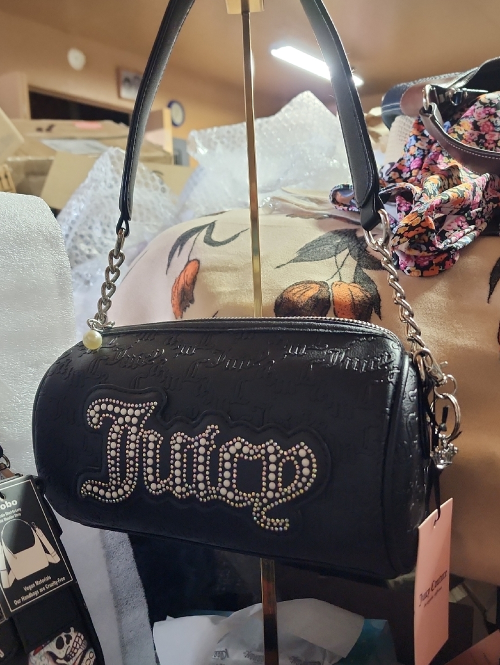Sellers Bundle Of 7 Bags All NWT, 4 Juicy Couture, 2 Ed Hardy & Leopard Relic - Picture 10 of 16